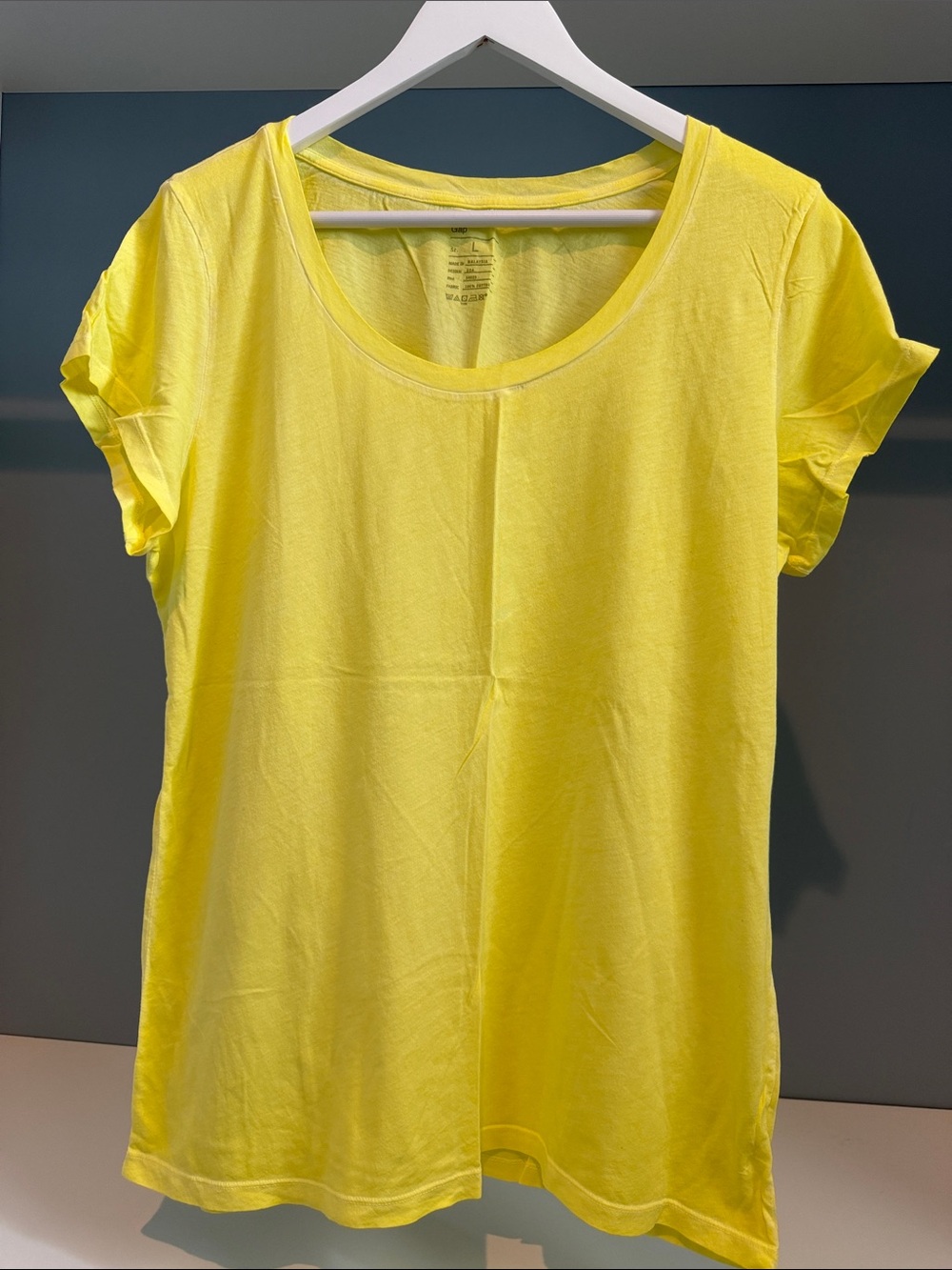 GAP Tshirt. Vintage. NWOT. So soft. Bright yellow. Size large. Never worn!